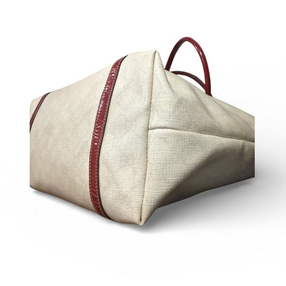 Gucci Vintage Tattoo Tote | Y2K Sacred Heart Swallow Canvas Bag - Picture 5 of 12